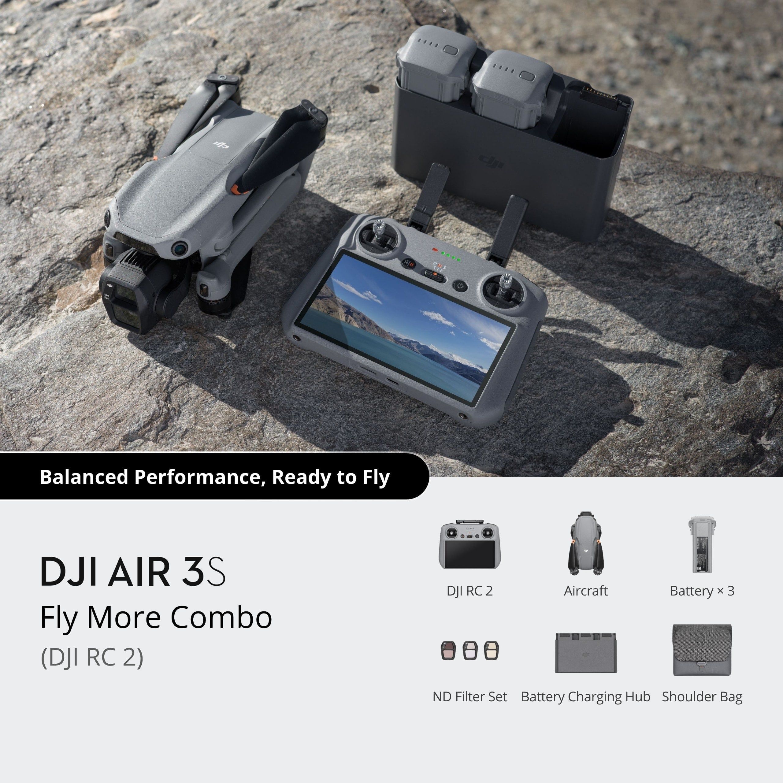 DJI Air 3S Fly More Combo (DJI RC 2) 